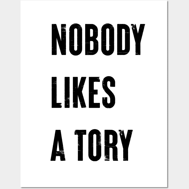 Nobody Like A Tory Wall Art by n23tees